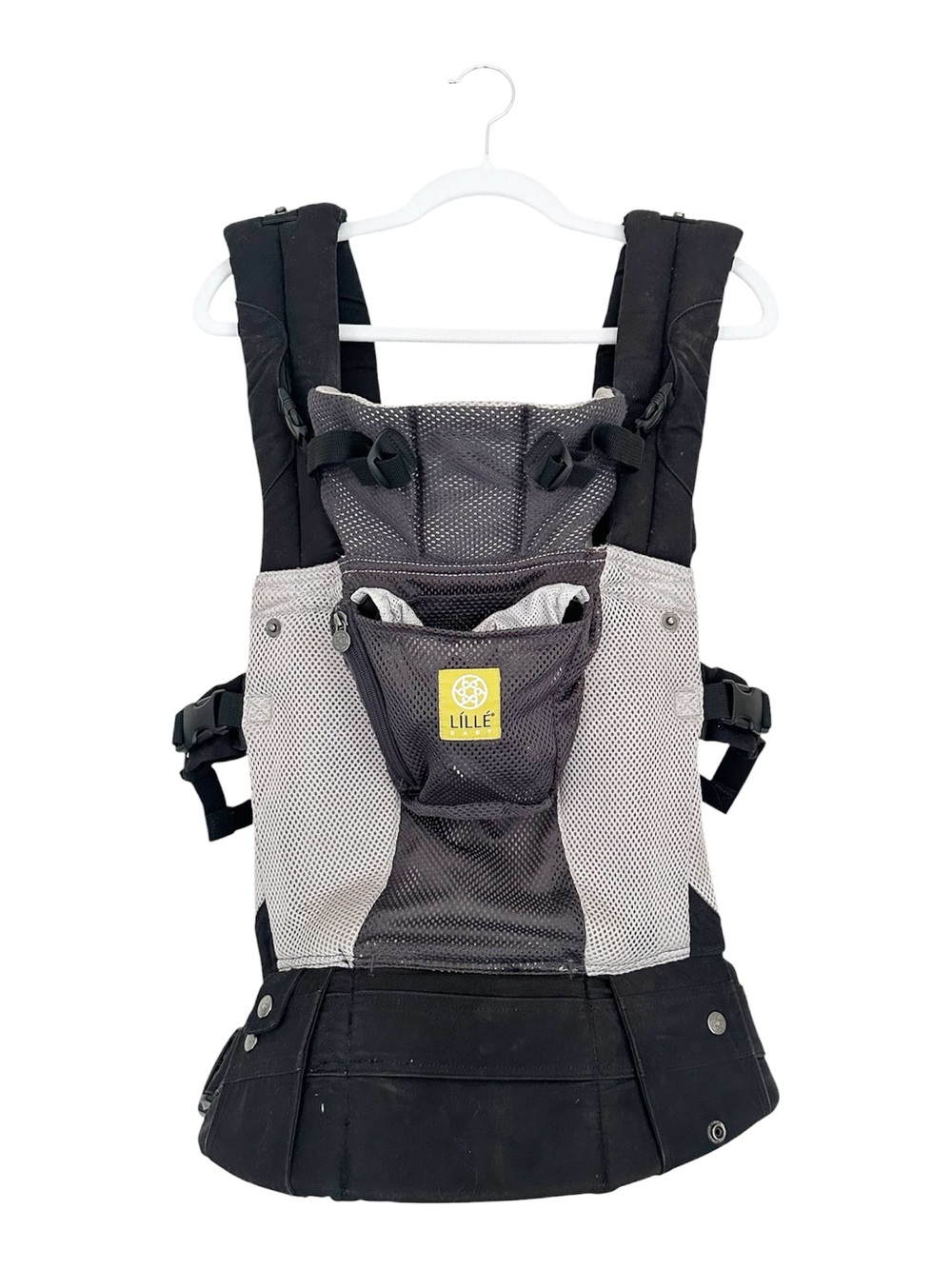 LÍLLÉbaby Complete Airflow 6-in-1 B aby Carrier Grey/Black